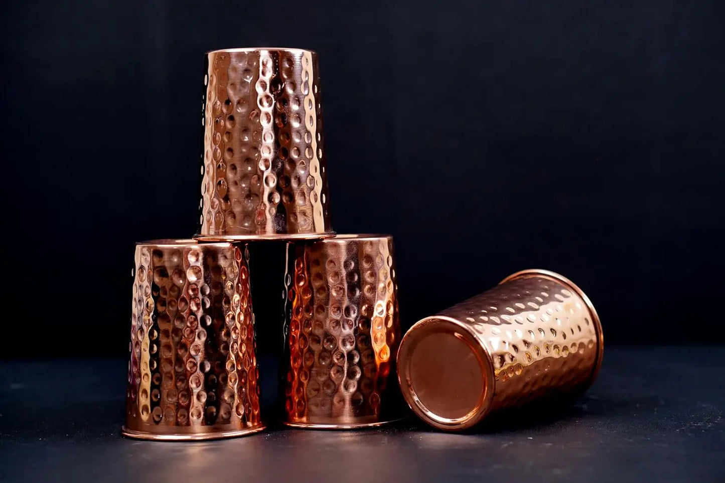 6.5L Pure Copper Water Dispenser with Tap & 4 Cup Set
